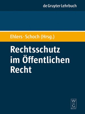 cover image of Rechtsschutz im Öffentlichen Recht